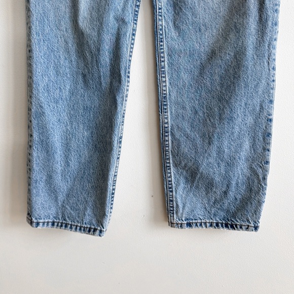 DENIM FORUM • Anita Super High Pleated Loose 28L in Picture This Bleu - Picture 8 of 14